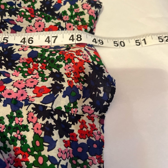 J. Crew size L Smocked dress in watermark floral print - Picture 10 of 10
